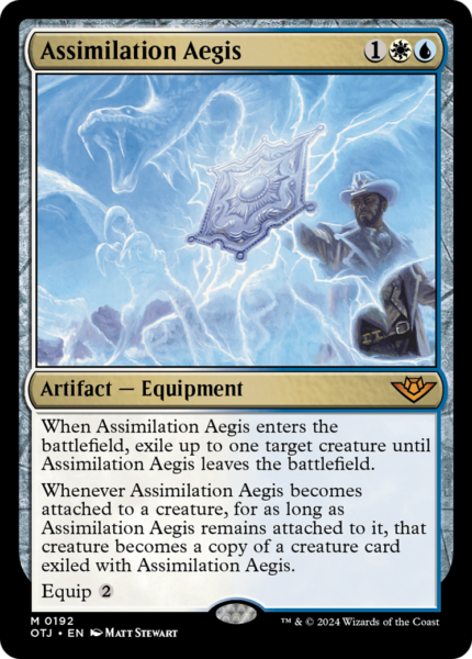 Assimilation Aegis (OTJ-192) - Outlaws of Thunder Junction Foil [Mythic]