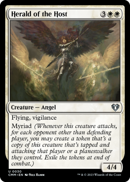 Herald of the Host (CMM-030) - Commander Masters [Uncommon]