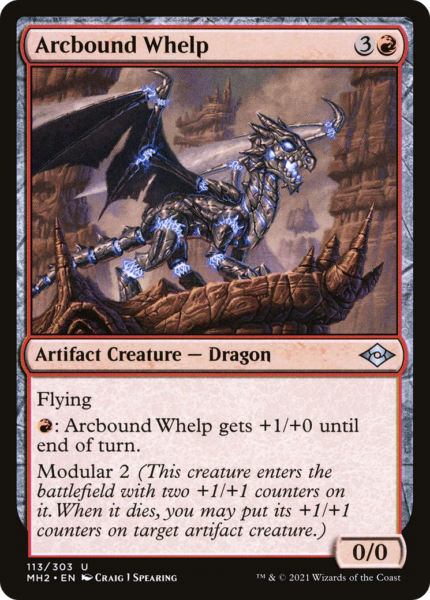 Arcbound Whelp (MH2-113) - Modern Horizons 2 Foil [Uncommon]