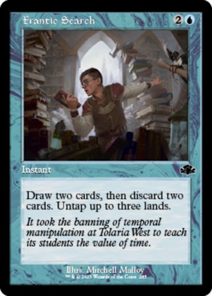 Frantic Search (DMR-285) - Dominaria Remastered [Common]