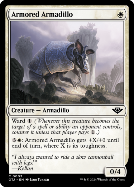 Armored Armadillo (OTJ-003) - Outlaws of Thunder Junction [Common]