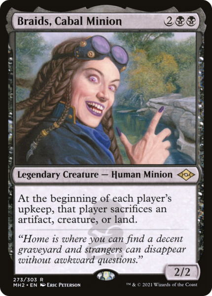 Braids, Cabal Minion (MH2-273) - Modern Horizons 2 Foil [Rare]