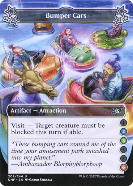 Bumper Cars (UNF-202A) - Unfinity Foil [Uncommon]