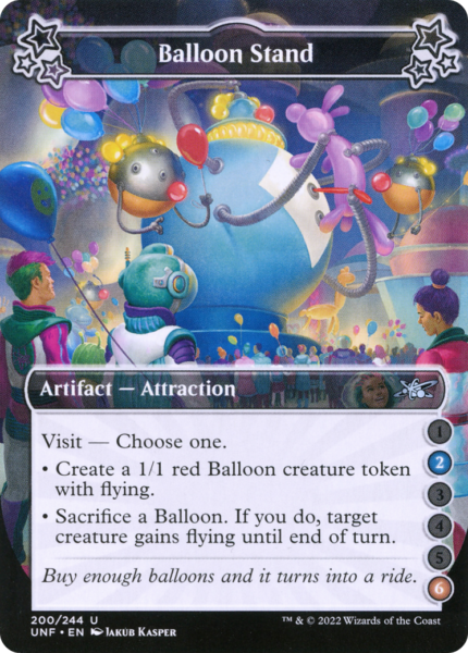 Balloon Stand (UNF-200A) - Unfinity Foil [Uncommon]