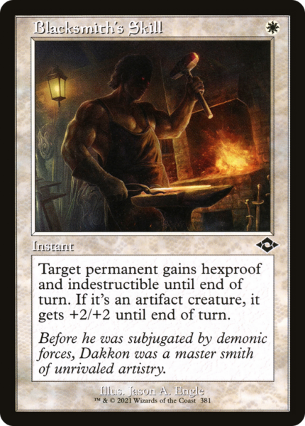 Blacksmith's Skill (MH2-381) - Modern Horizons 2 Foil [Common] Retro Frame