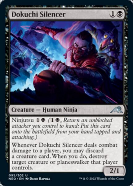 Dokuchi Silencer (NEO-095) - Kamigawa: Neon Dynasty [Uncommon]