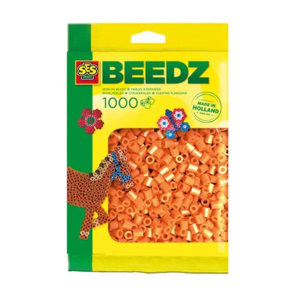 Iron on beads 1000 orange