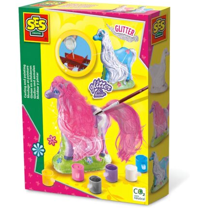Casting and painting - Horse withe mane