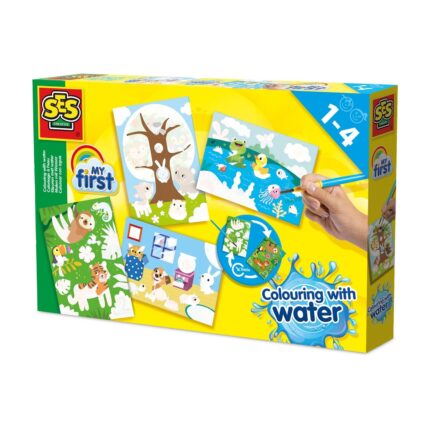 Colouring with water - Hidden animals