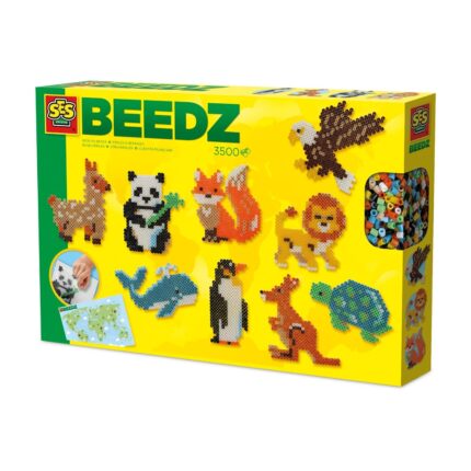 Iron on beads - World animals