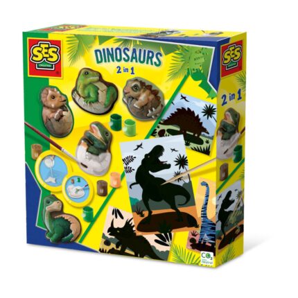 Dinosaurs 2 in 1 - Casting and painting and scratc