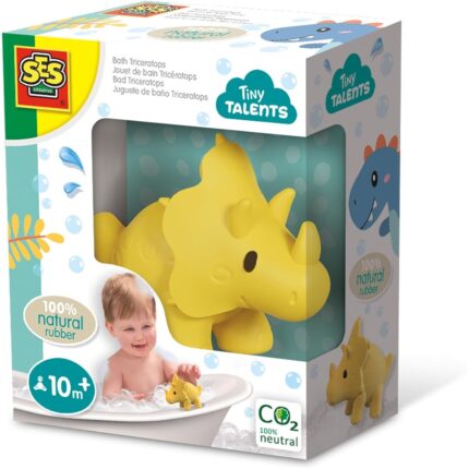 Bath Triceratops - 100% natural rubber