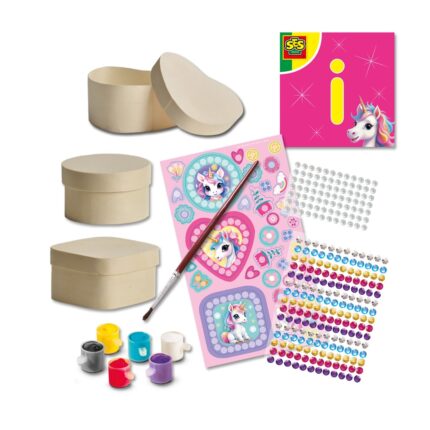 Unicorn - Diamond painting wooden jewellery boxes