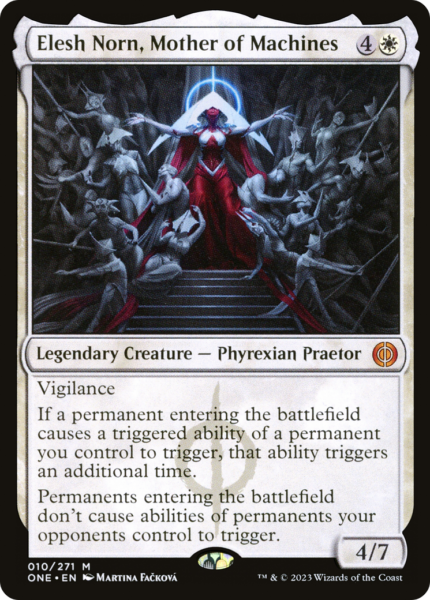 Elesh Norn, Mother of Machines (ONE-010) - Phyrexia: All Will Be One [Mythic]