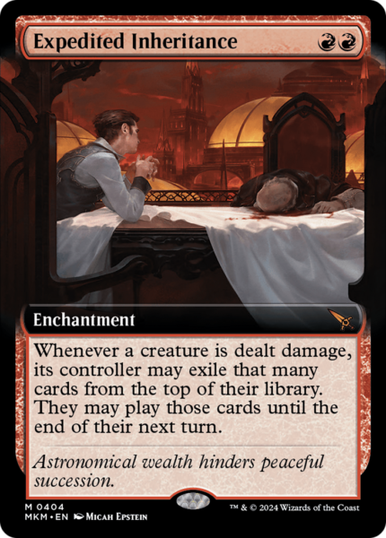 Expedited Inheritance (MKM-404) - Murders at Karlov Manor: (Extended Art) [Mythic]