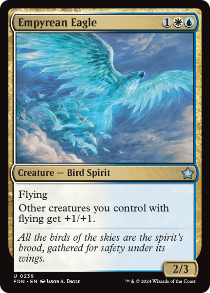Empyrean Eagle (FDN-239) - Foundations Foil [Uncommon]