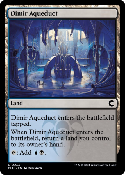 Dimir Aqueduct (CLU-233) - Ravnica: Clue Edition [Common]