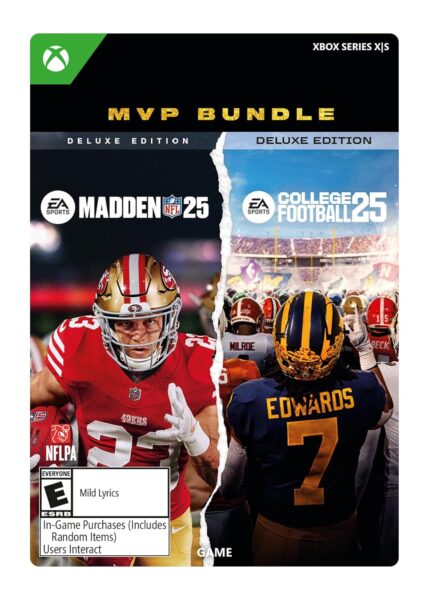 EA SPORTS MVP BUNDLE (MADDEN NFL 25 Deluxe Edition & College Football 25 Deluxe Edition) - Xbox [Digital Code]