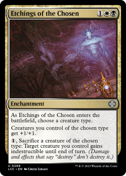 Etchings of the Chosen (LCC-269) - The Lost Caverns of Ixalan Commander [Uncommon]