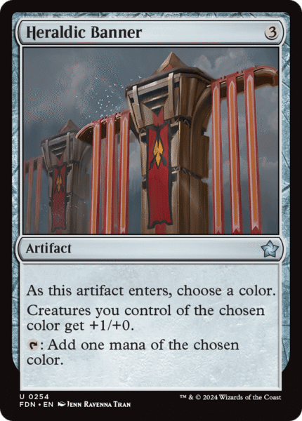 Heraldic Banner (FDN-254) - Foundations [Uncommon]