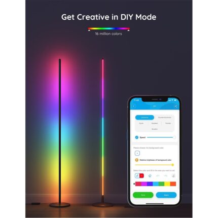 RGBIC Smart Corner Floor Lamp