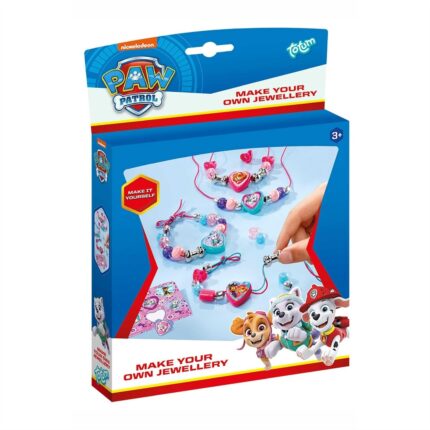 Make Paw Patrol jewellery for 2 bracelets and 2 ne