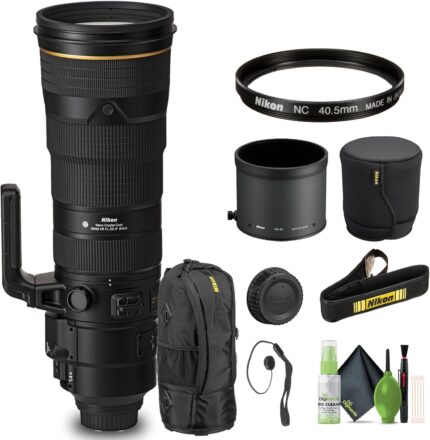 Nikon AF-S NIKKOR 180-400mm f/4E TC1.4 FL ED VR Lens (20071) + Cap Keeper + Cleaning Kit