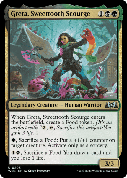 Greta, Sweettooth Scourge (WOE-205) - Wilds of Eldraine [Uncommon]