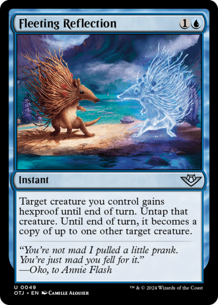 Fleeting Reflection (OTJ-049) - Outlaws of Thunder Junction [Uncommon]