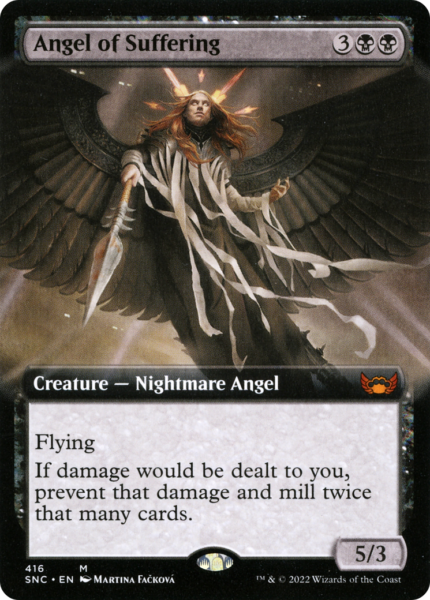 Angel of Suffering (SNC-416) - Streets of New Capenna: (Extended Art) [Mythic]