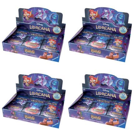 Disney Lorcana - Ursula's Return - Booster Box (4 Boxes Bundle)