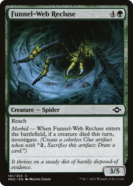 Funnel-Web Recluse (MH2-161) - Modern Horizons 2 Foil [Common]
