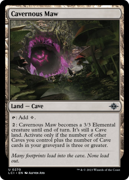 Cavernous Maw (LCI-270) - The Lost Caverns of Ixalan [Uncommon]