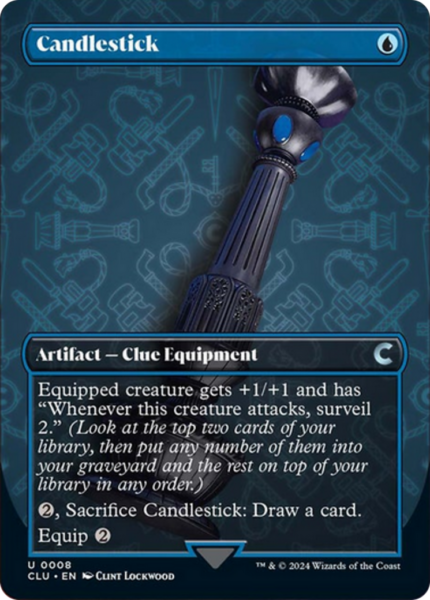 Candlestick (CLU-008) - Ravnica: Clue Edition (Borderless) [Uncommon]
