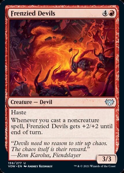 Frenzied Devils (VOW-159) - Innistrad: Crimson Vow [Uncommon]