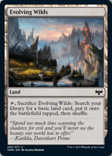 Evolving Wilds (VOW-263) - Innistrad: Crimson Vow [Common]