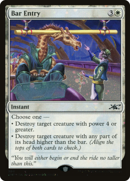 Bar Entry (UNF-290) - Unfinity Galaxy Foil [Common]