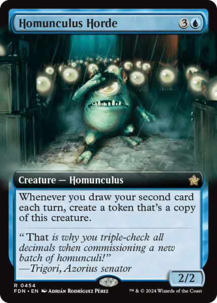 Homunculus Horde (FDN-454) - Foundations: (Extended Art) [Rare]