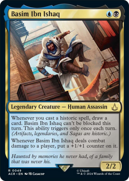 Basim Ibn Ishaq (ACR-049) - Assassin's Creed Foil [Rare]