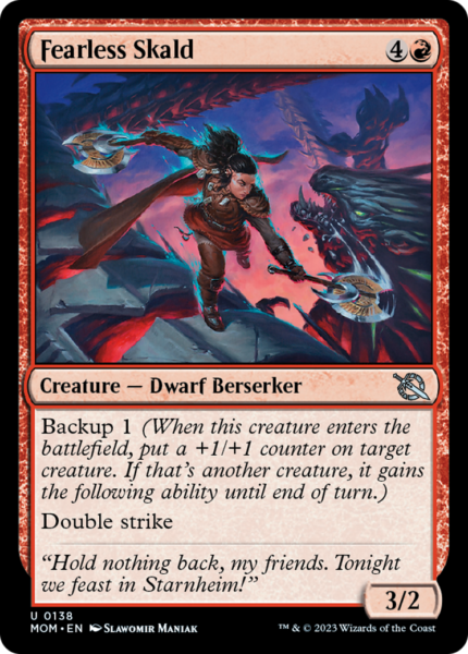 Fearless Skald (MOM-138) - March of the Machine [Uncommon]