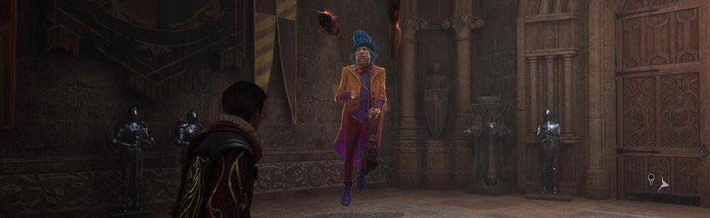 peeves the poltergeist in hogwarts legacy
